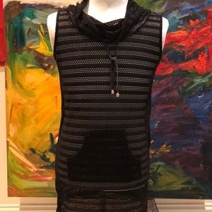 Black Mesh Swimsuit Cover